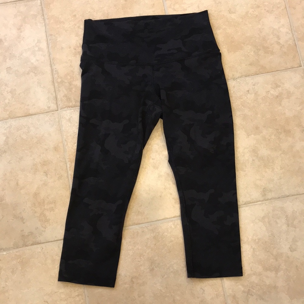 Lululemon high waisted camo crops